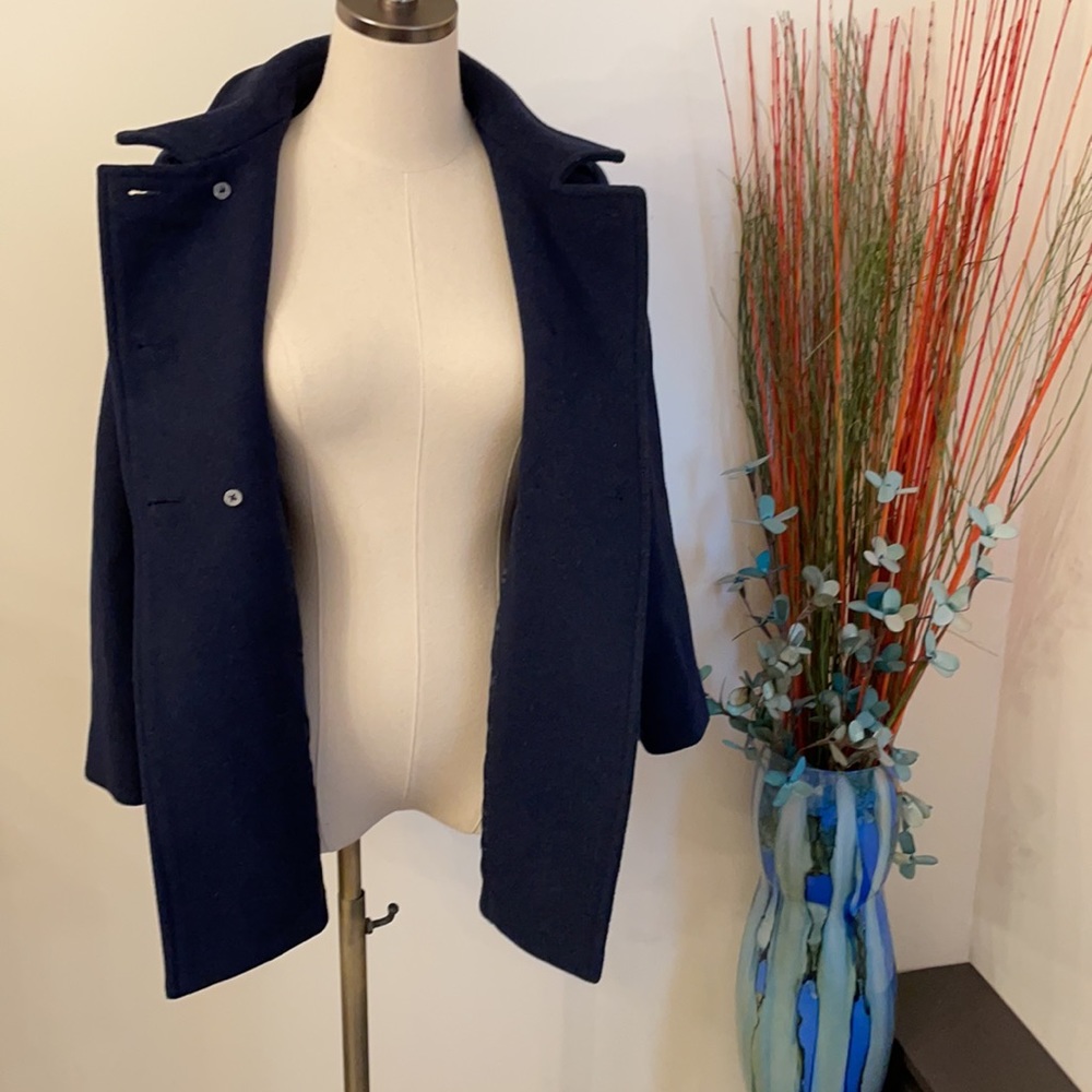 Lined wool coat - Picture 7 of 9